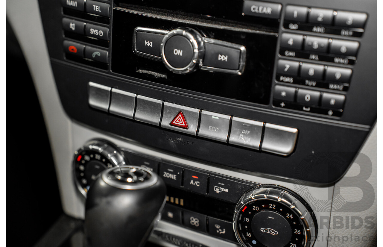 6/2012 Mercedes-Benz C250 CDI Avantgarde BE W204 MY12 4d Sedan Palladium Silver Metallic Turbo 2.1L