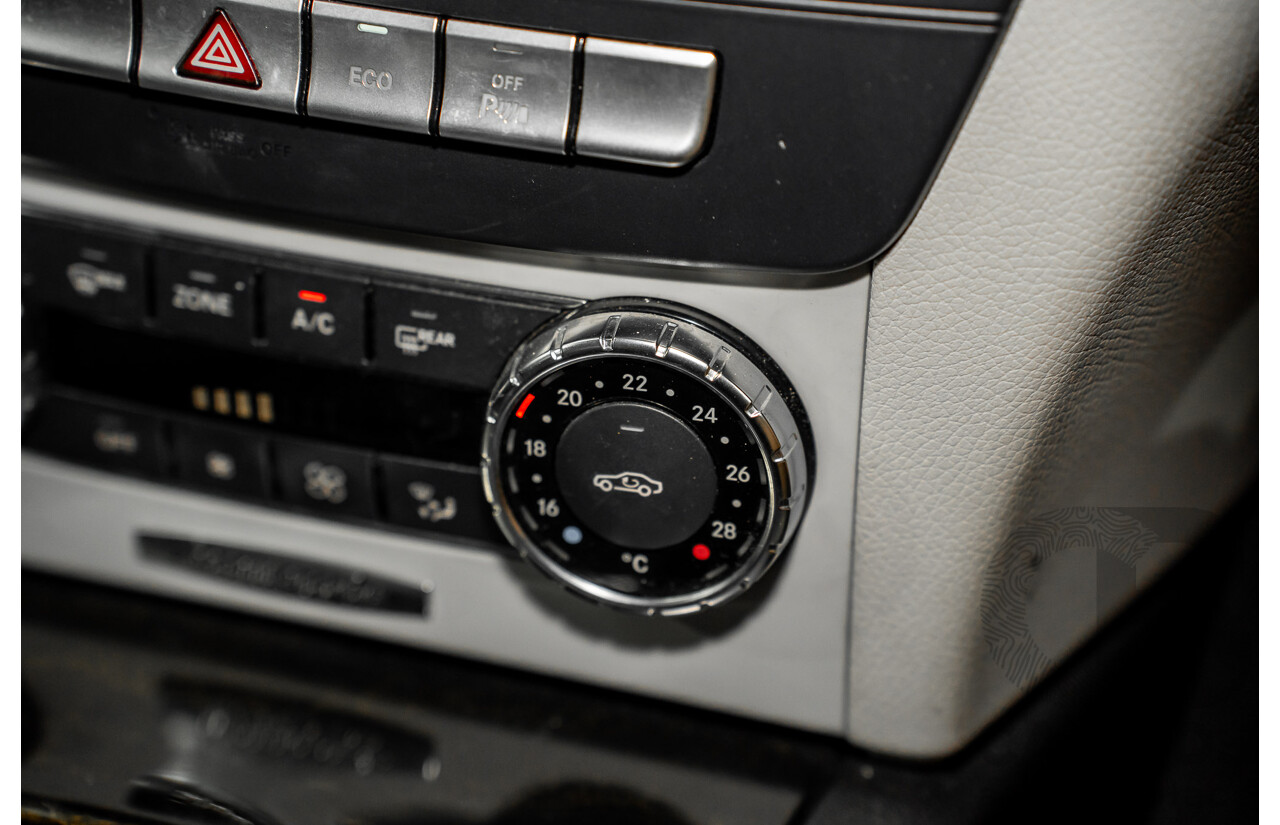 6/2012 Mercedes-Benz C250 CDI Avantgarde BE W204 MY12 4d Sedan Palladium Silver Metallic Turbo 2.1L