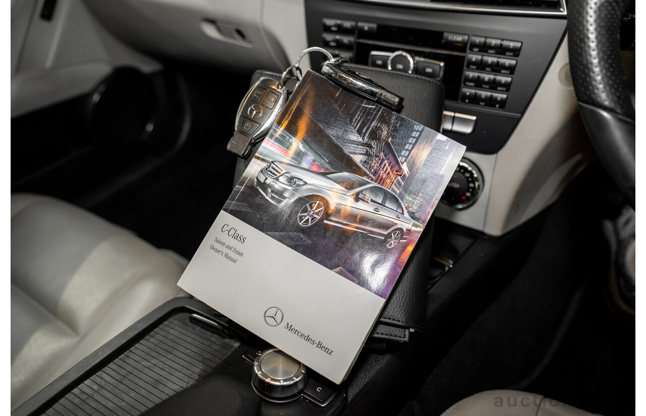 6/2012 Mercedes-Benz C250 CDI Avantgarde BE W204 MY12 4d Sedan Palladium Silver Metallic Turbo 2.1L