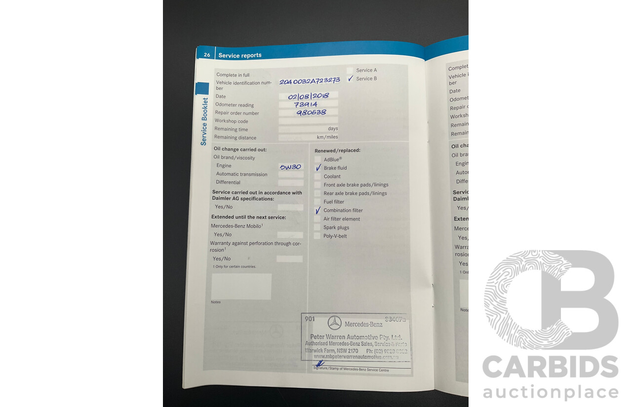 6/2012 Mercedes-Benz C250 CDI Avantgarde BE W204 MY12 4d Sedan Palladium Silver Metallic Turbo 2.1L