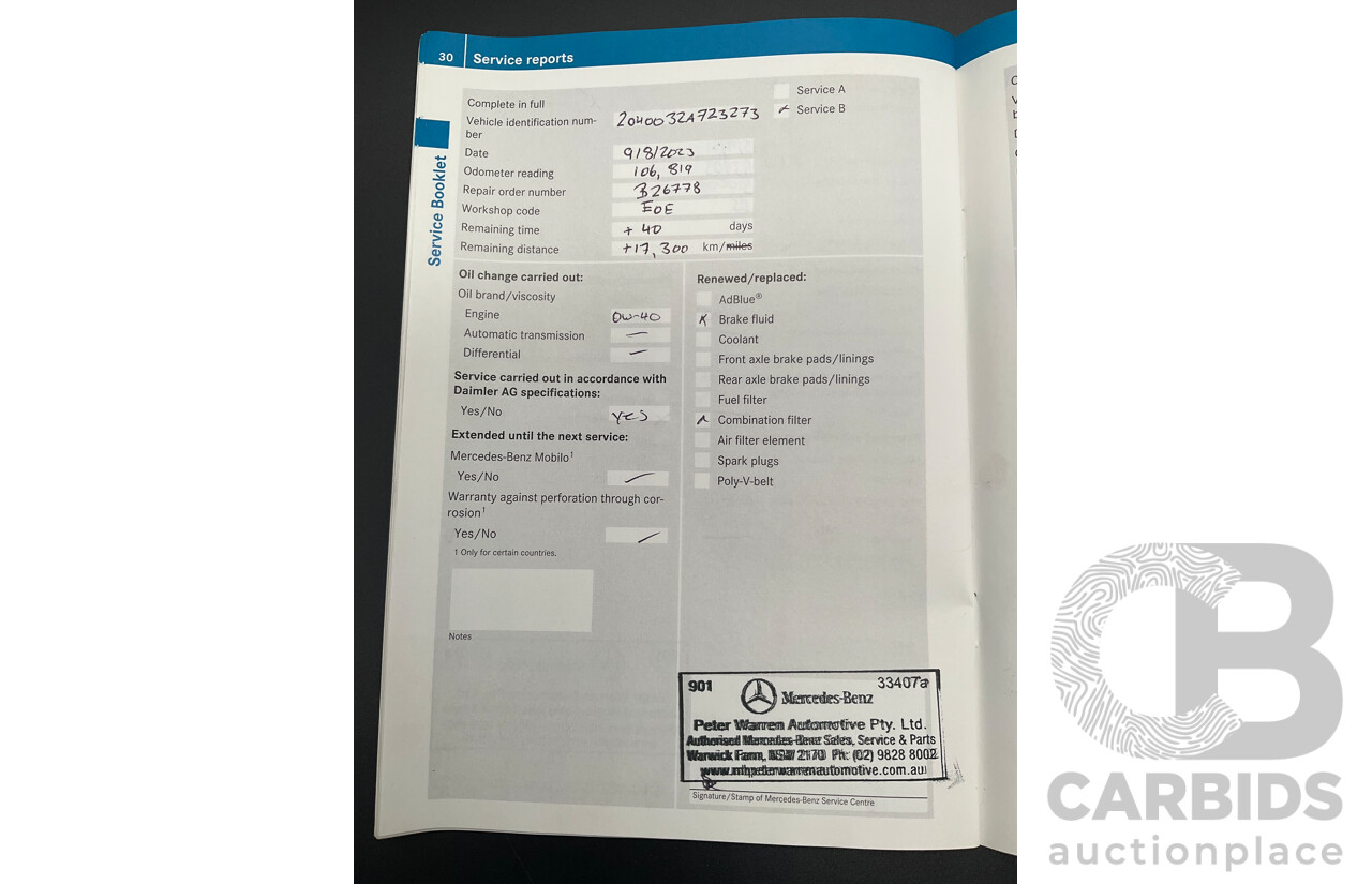 6/2012 Mercedes-Benz C250 CDI Avantgarde BE W204 MY12 4d Sedan Palladium Silver Metallic Turbo 2.1L