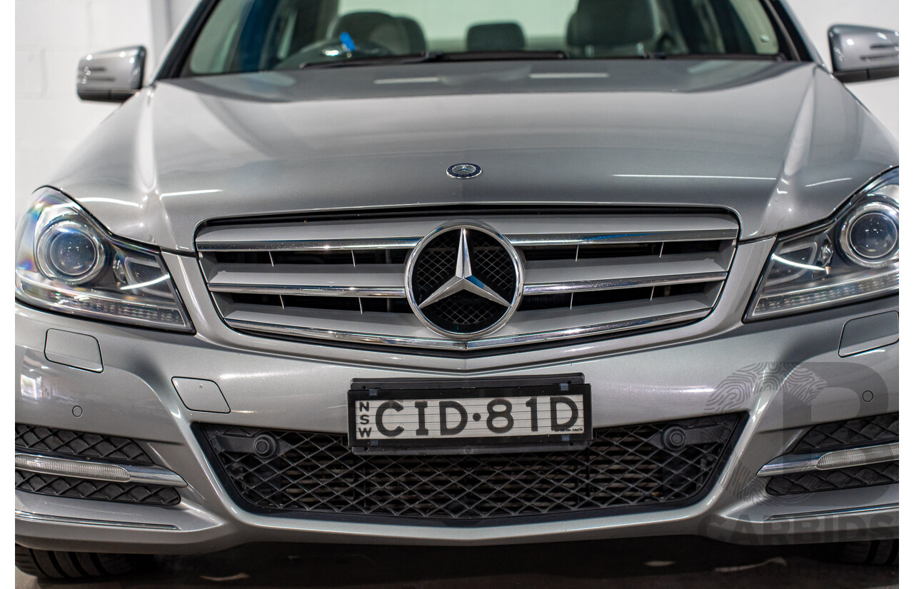 6/2012 Mercedes-Benz C250 CDI Avantgarde BE W204 MY12 4d Sedan Palladium Silver Metallic Turbo 2.1L