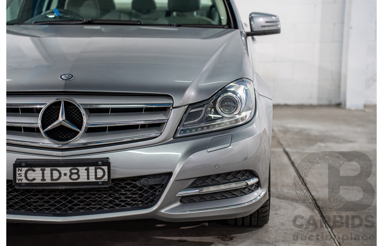 6/2012 Mercedes-Benz C250 CDI Avantgarde BE W204 MY12 4d Sedan Palladium Silver Metallic Turbo 2.1L