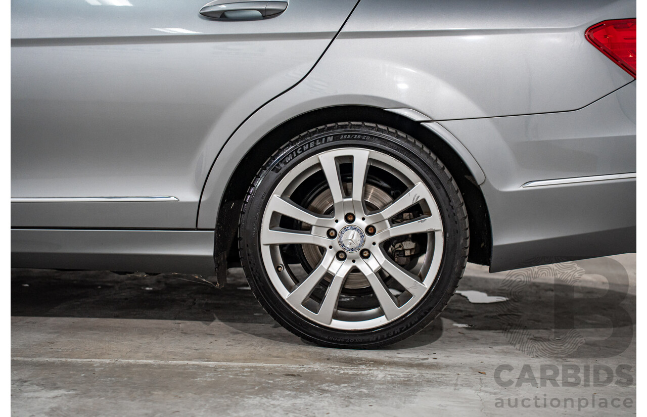 6/2012 Mercedes-Benz C250 CDI Avantgarde BE W204 MY12 4d Sedan Palladium Silver Metallic Turbo 2.1L