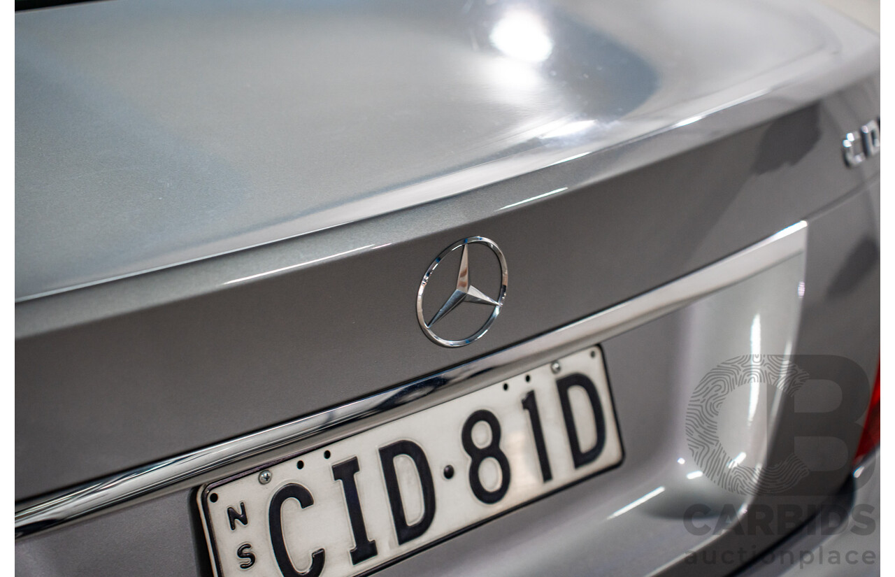 6/2012 Mercedes-Benz C250 CDI Avantgarde BE W204 MY12 4d Sedan Palladium Silver Metallic Turbo 2.1L