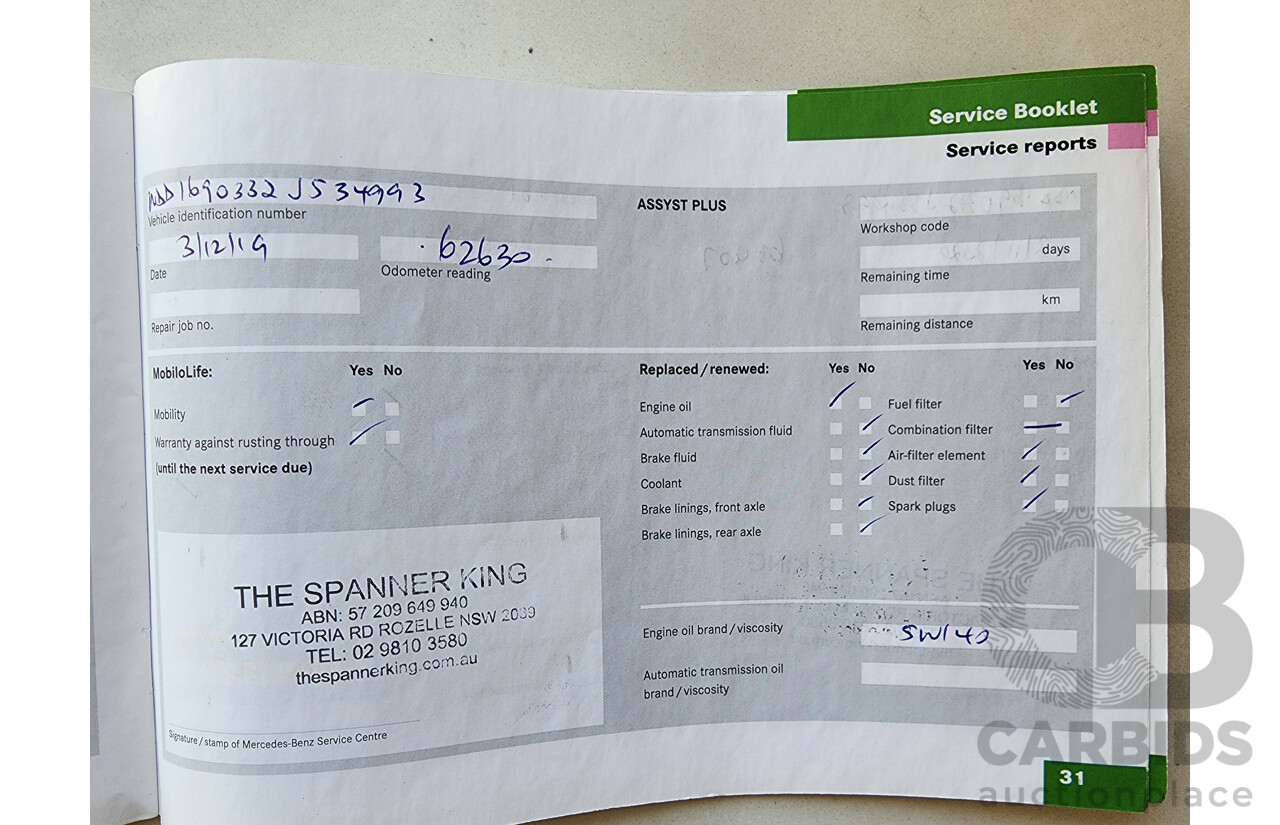 11/2007 Mercedes-Benz A200 Elegance W169 5d Hatchback Silver 2.0L