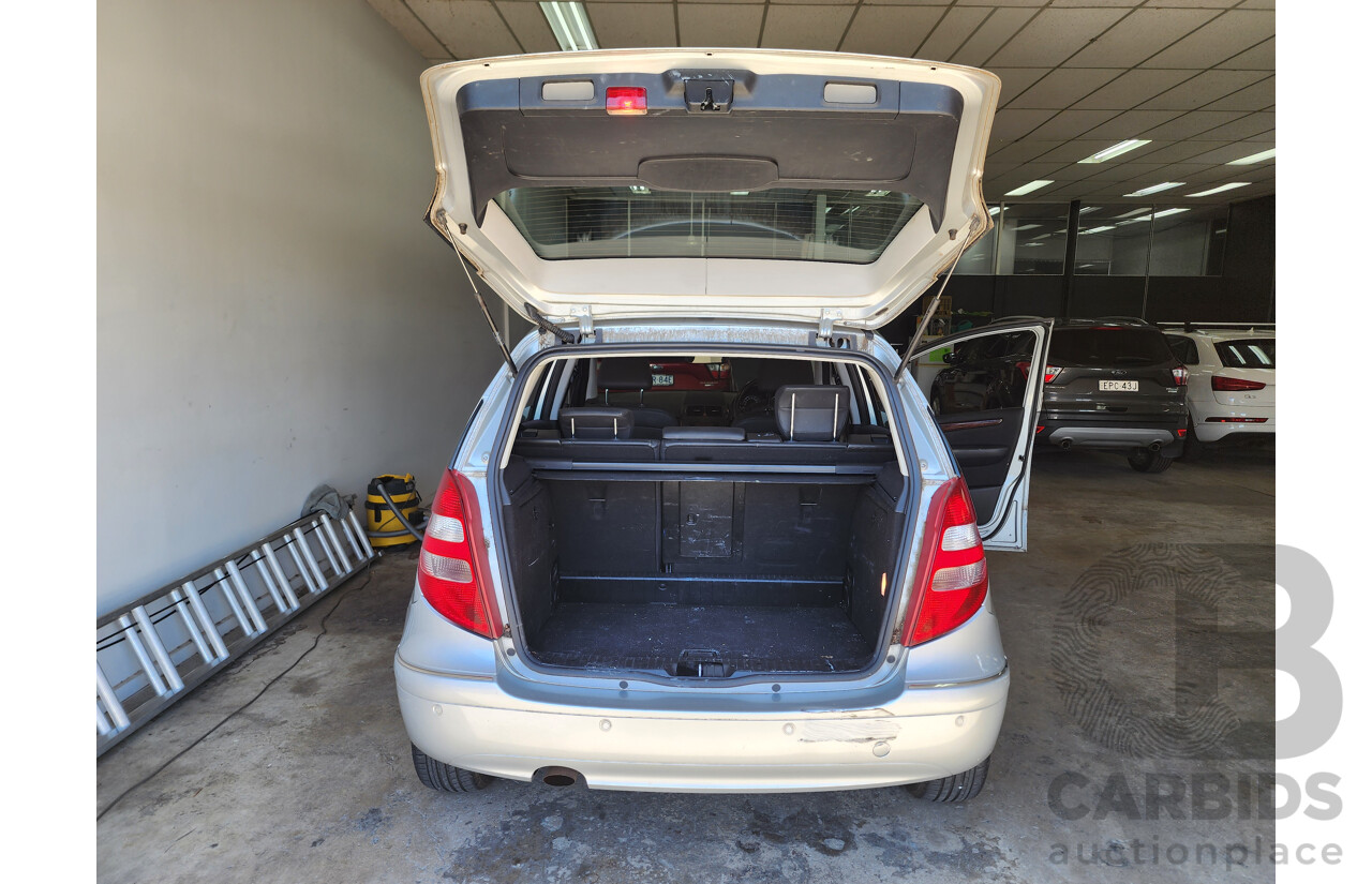 11/2007 Mercedes-Benz A200 Elegance W169 5d Hatchback Silver 2.0L