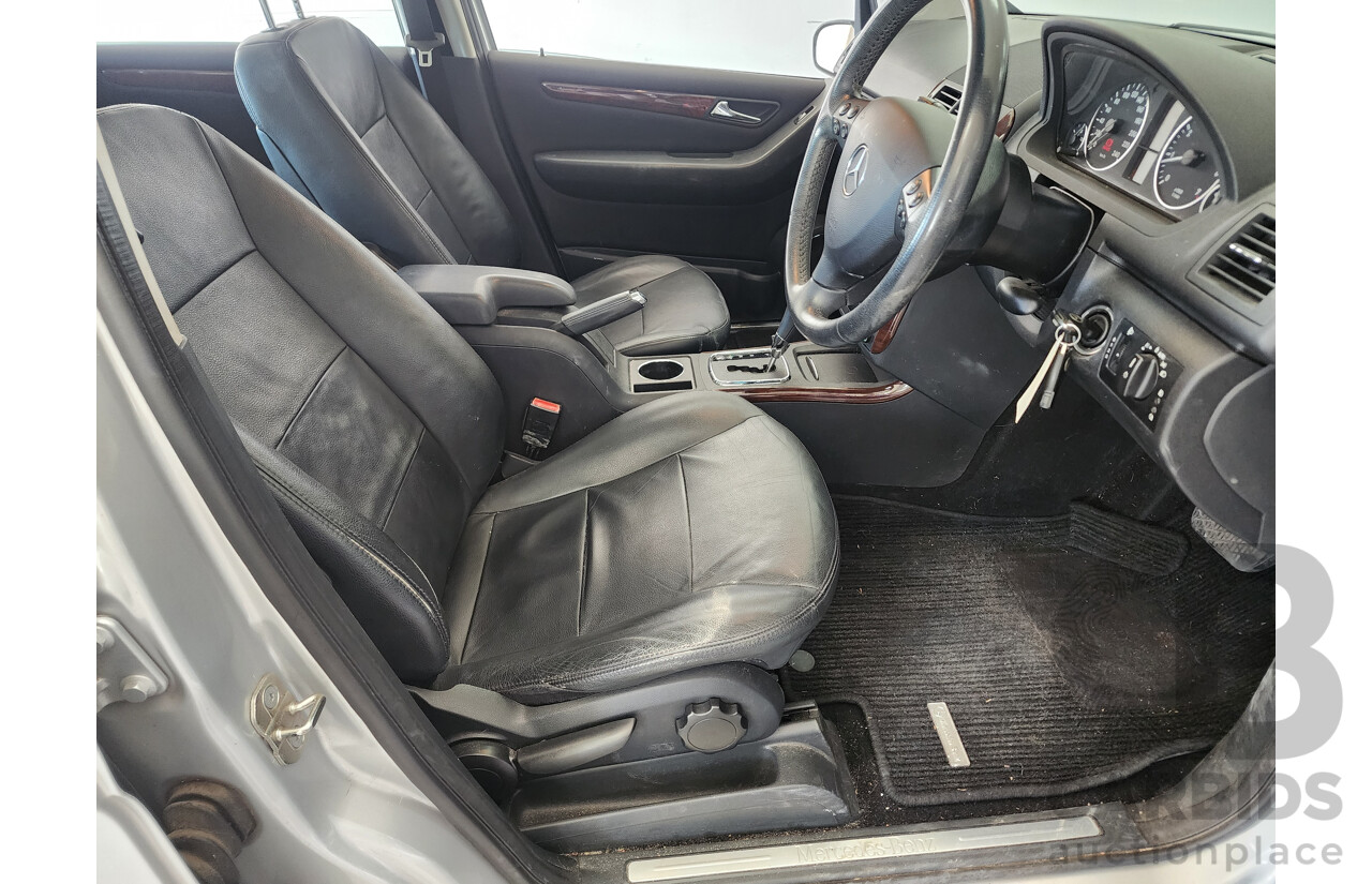 11/2007 Mercedes-Benz A200 Elegance W169 5d Hatchback Silver 2.0L
