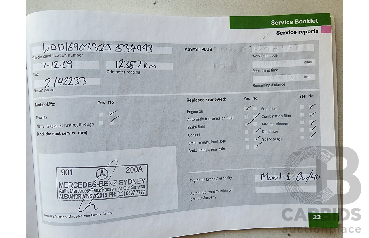 11/2007 Mercedes-Benz A200 Elegance W169 5d Hatchback Silver 2.0L