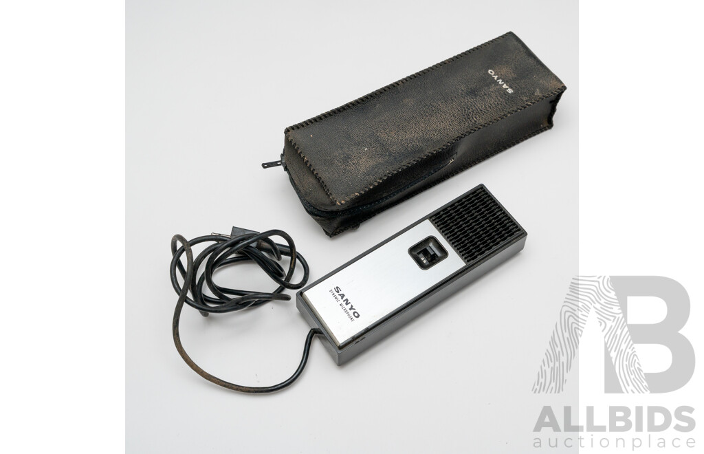 Vintage Kodak 8mm Movie Camera with Early Sanyp Microphone