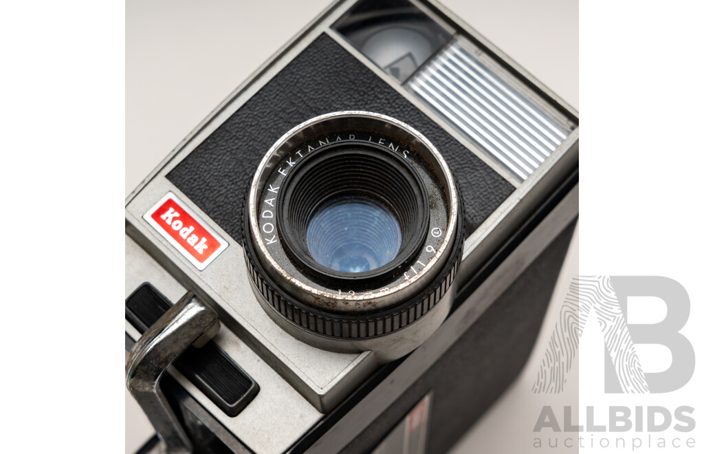 Vintage Kodak 8mm Movie Camera with Early Sanyp Microphone