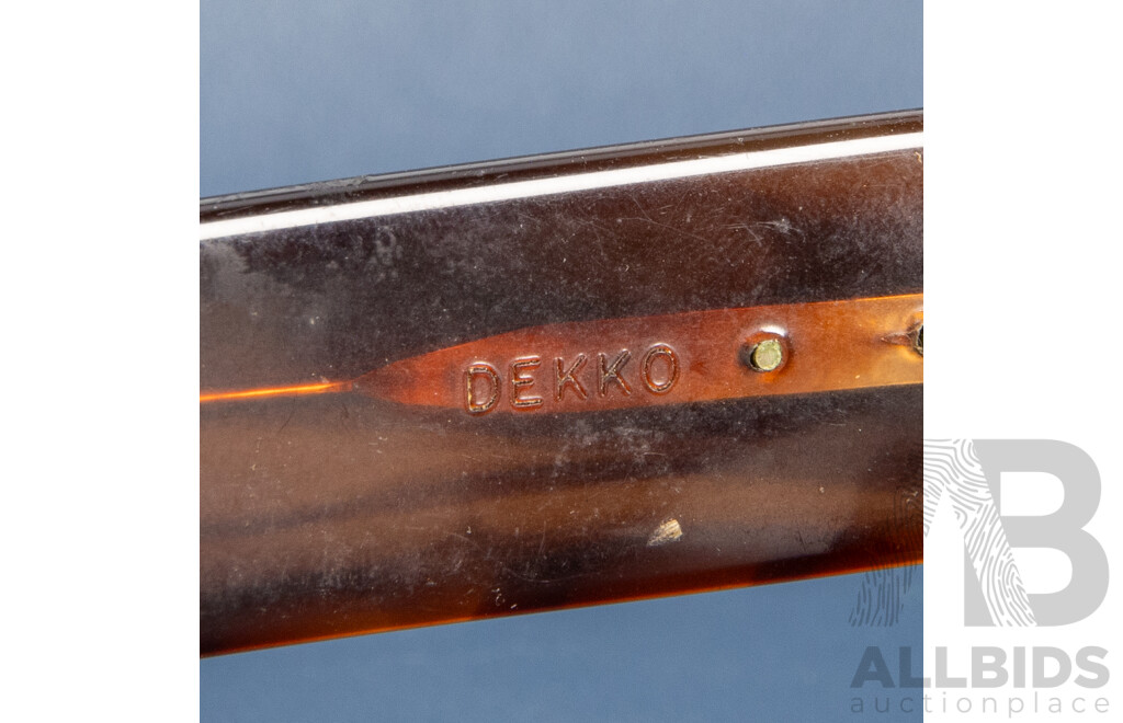 Pair of Vintage B&L Ray-Ban Tortoise Shell W1954 Fugitive Sunglasses