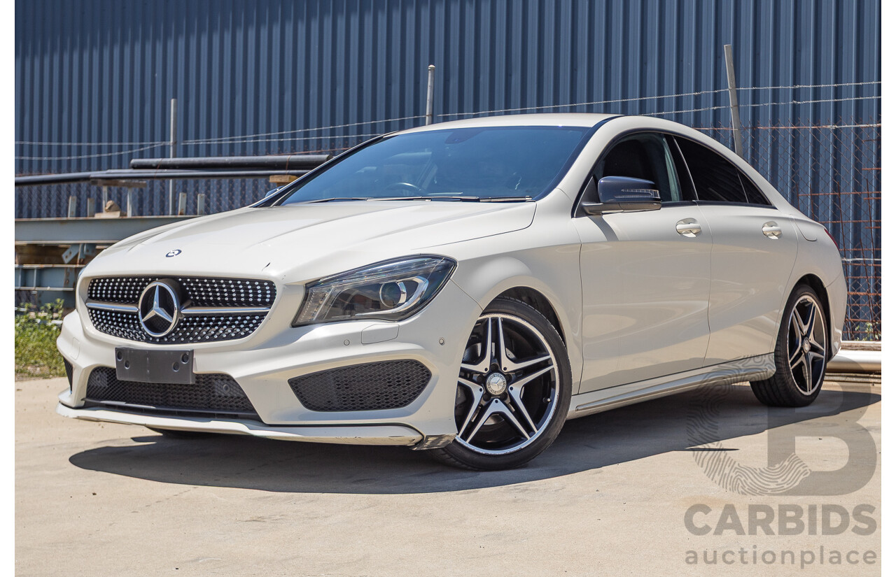 10/2014 Mercedes-Benz CLA200 117 4D Coupe Calcite White Turbo 1.6L