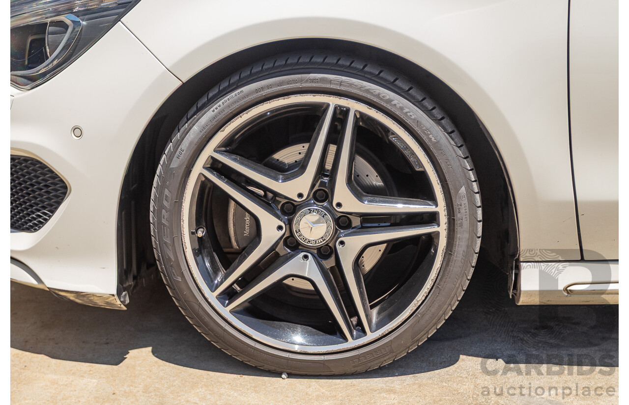 10/2014 Mercedes-Benz CLA200 117 4D Coupe Calcite White Turbo 1.6L
