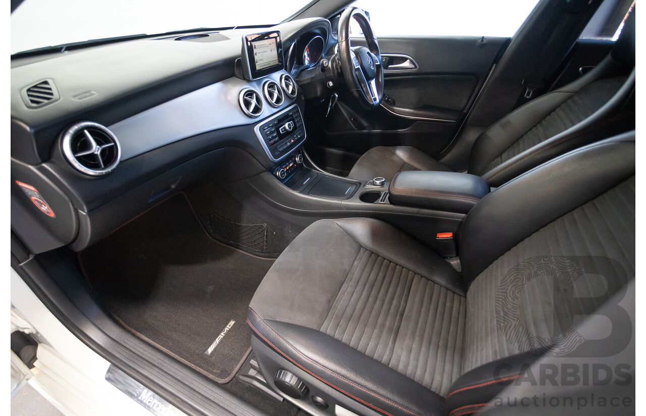 10/2014 Mercedes-Benz CLA200 117 4D Coupe Calcite White Turbo 1.6L