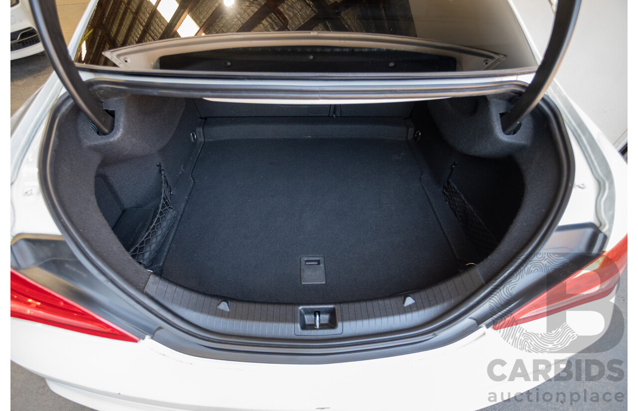 10/2014 Mercedes-Benz CLA200 117 4D Coupe Calcite White Turbo 1.6L