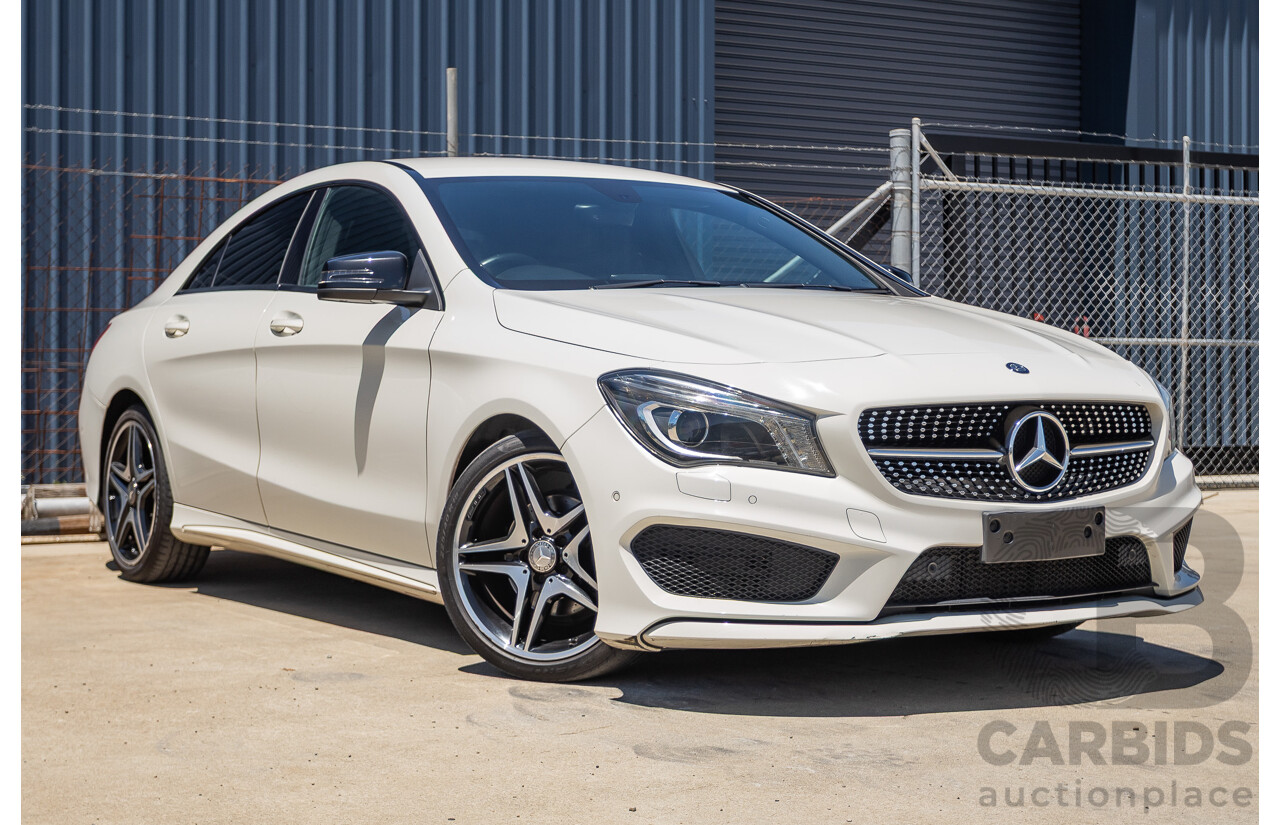 10/2014 Mercedes-Benz CLA200 117 4D Coupe Calcite White Turbo 1.6L