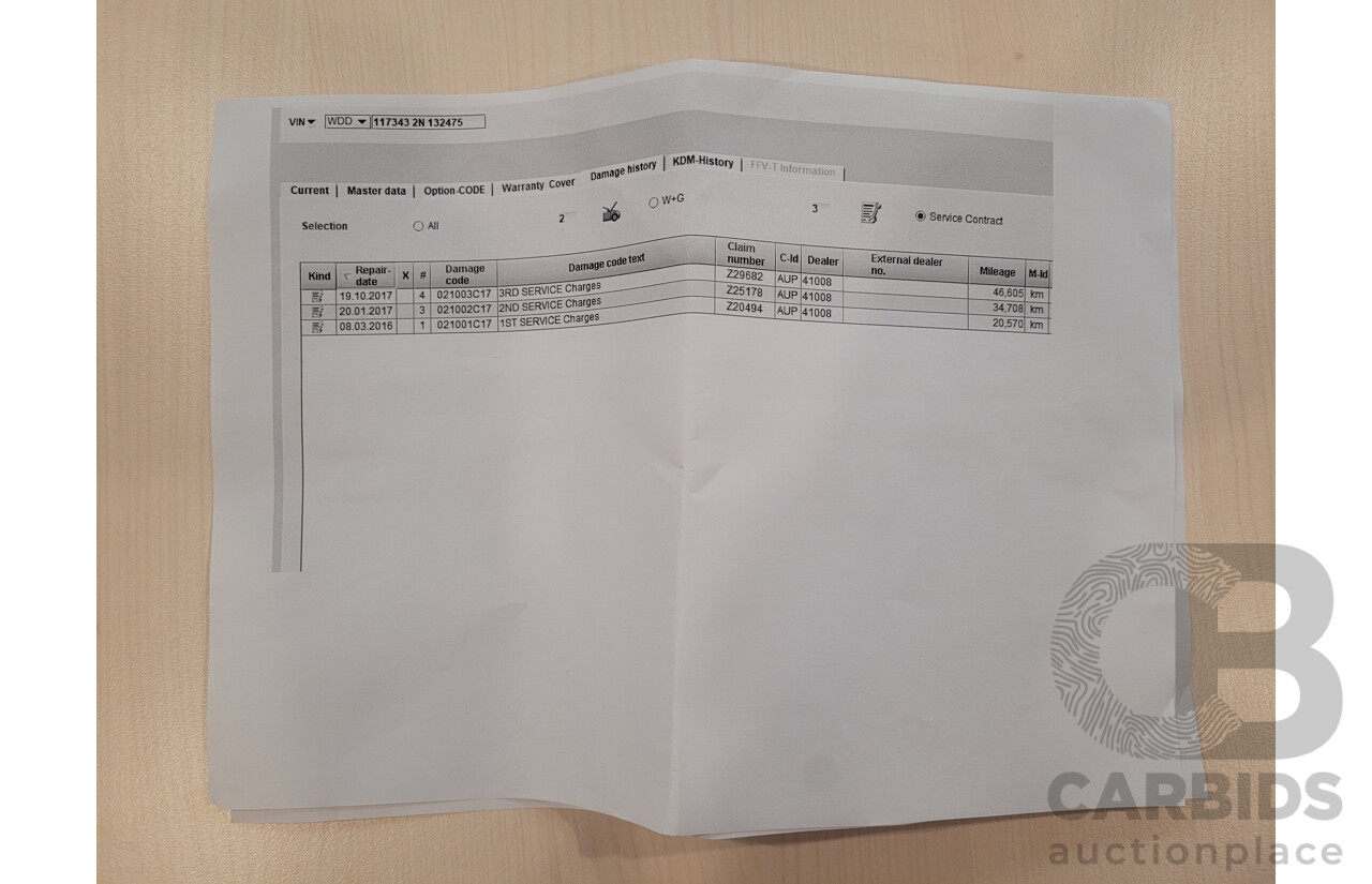 10/2014 Mercedes-Benz CLA200 117 4D Coupe Calcite White Turbo 1.6L