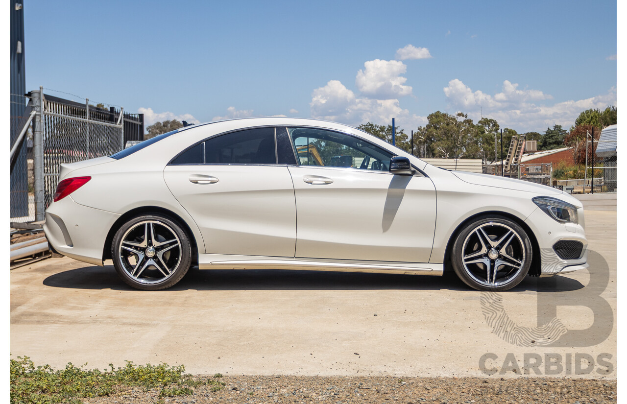 10/2014 Mercedes-Benz CLA200 117 4D Coupe Calcite White Turbo 1.6L