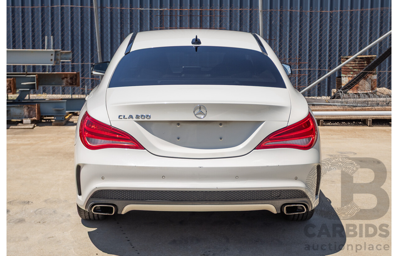 10/2014 Mercedes-Benz CLA200 117 4D Coupe Calcite White Turbo 1.6L