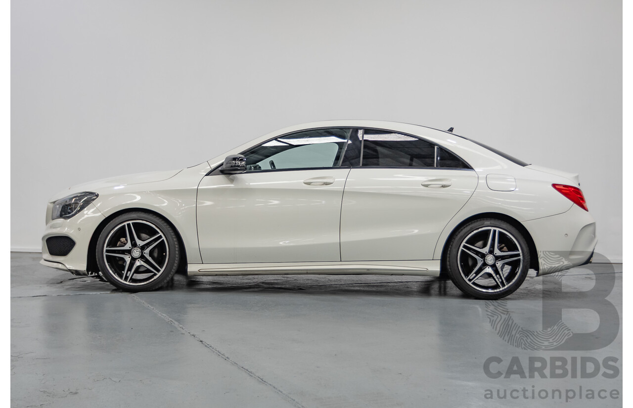 10/2014 Mercedes-Benz CLA200 117 4D Coupe Calcite White Turbo 1.6L