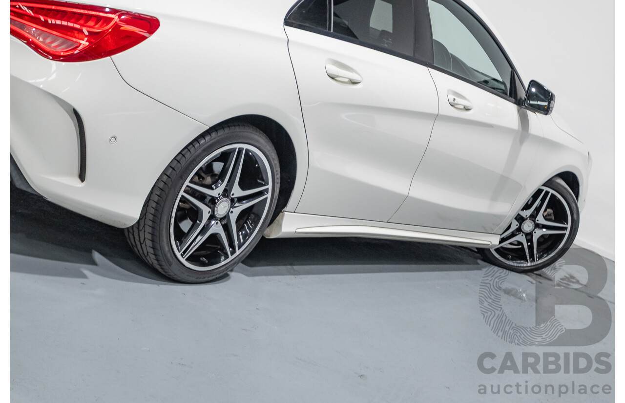 10/2014 Mercedes-Benz CLA200 117 4D Coupe Calcite White Turbo 1.6L