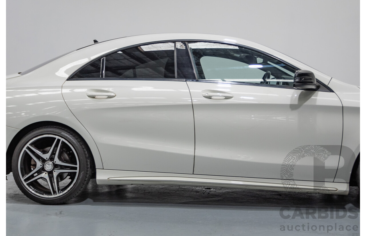 10/2014 Mercedes-Benz CLA200 117 4D Coupe Calcite White Turbo 1.6L