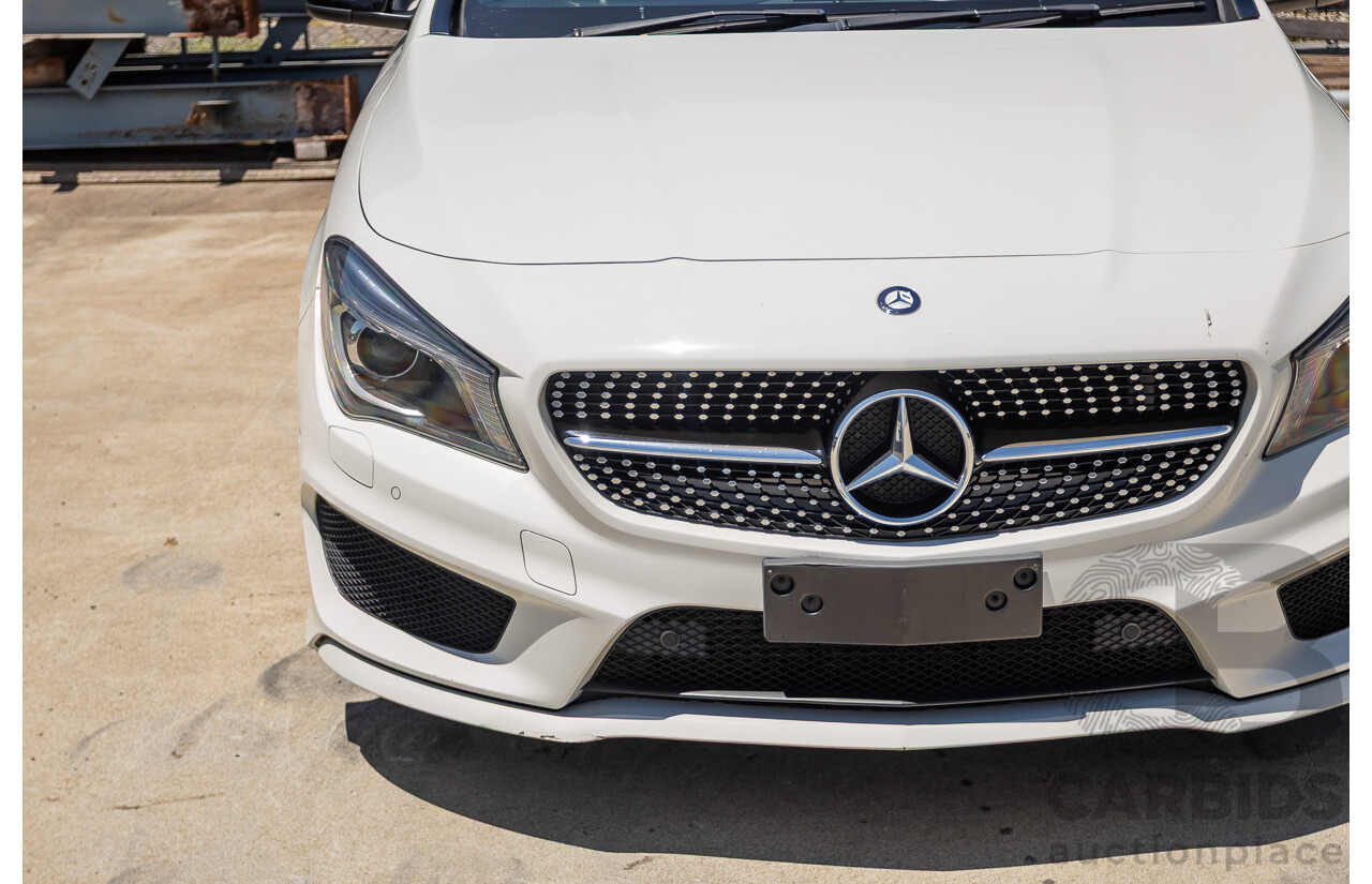 10/2014 Mercedes-Benz CLA200 117 4D Coupe Calcite White Turbo 1.6L