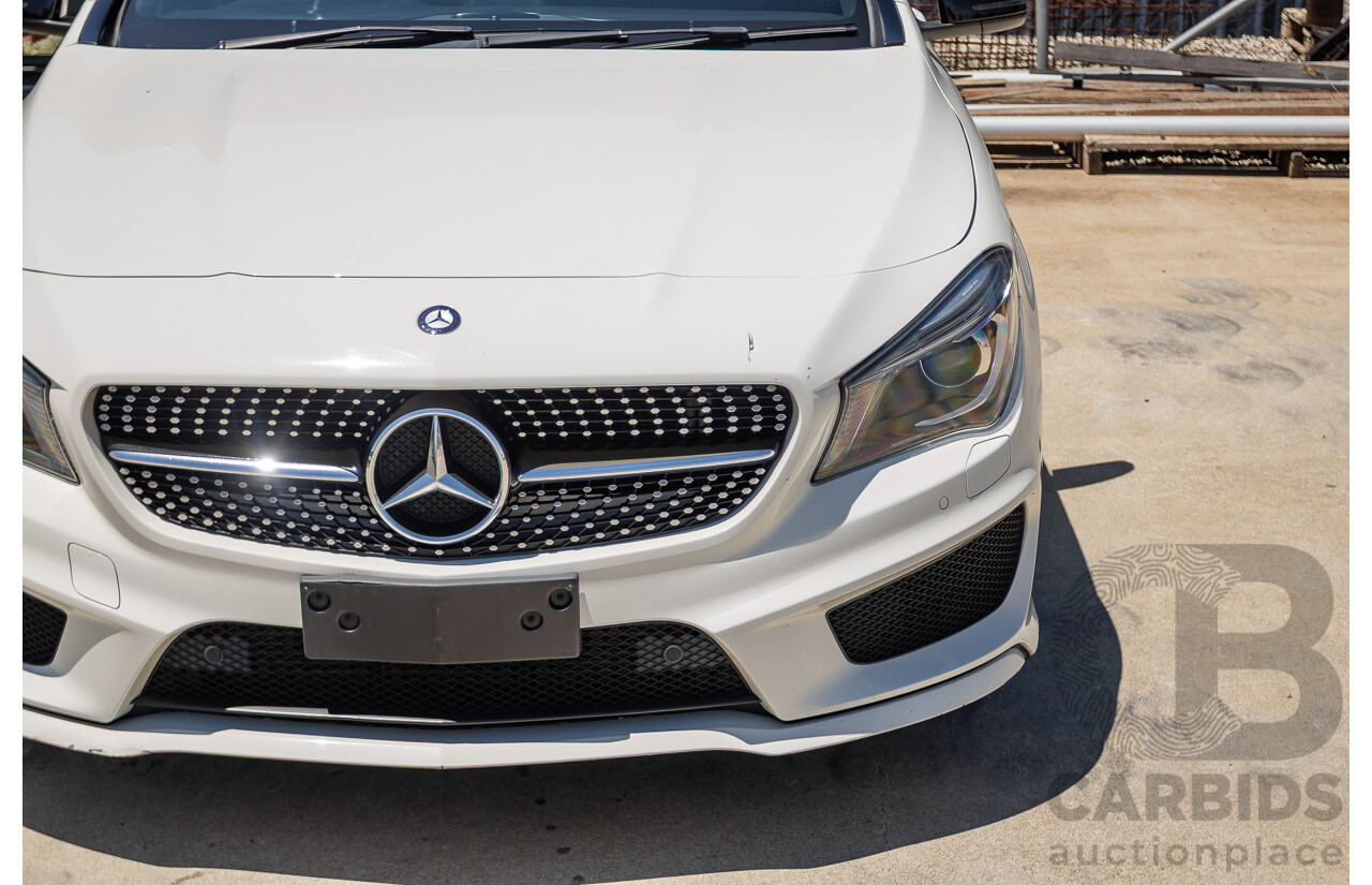 10/2014 Mercedes-Benz CLA200 117 4D Coupe Calcite White Turbo 1.6L