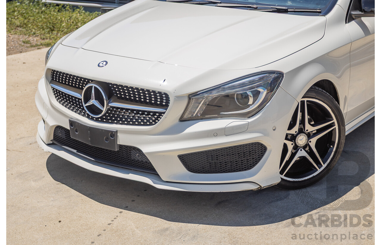 10/2014 Mercedes-Benz CLA200 117 4D Coupe Calcite White Turbo 1.6L