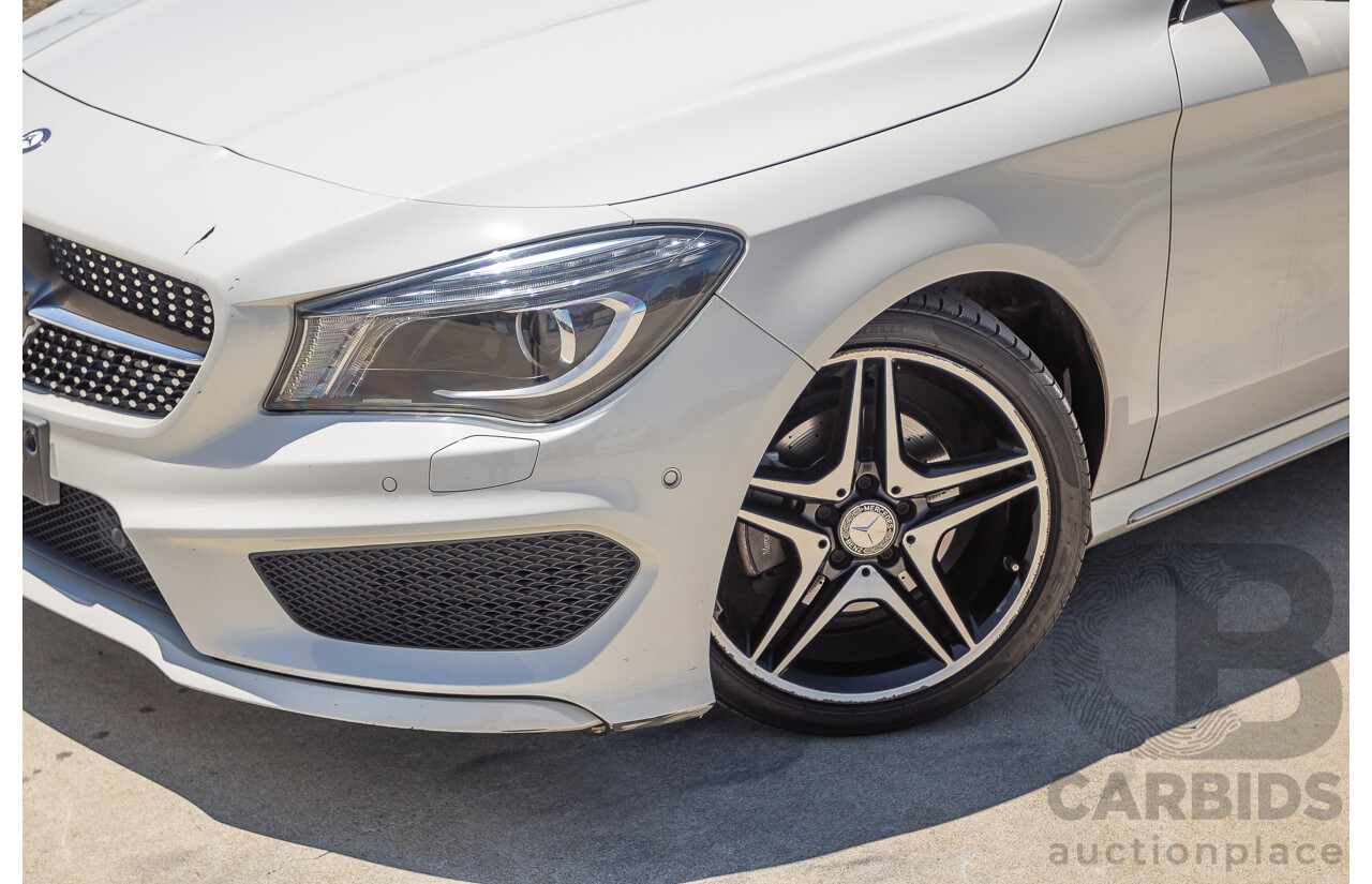 10/2014 Mercedes-Benz CLA200 117 4D Coupe Calcite White Turbo 1.6L