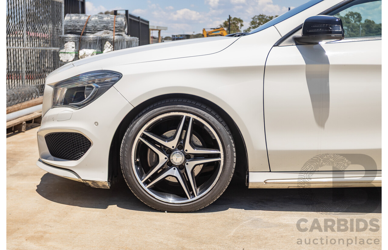 10/2014 Mercedes-Benz CLA200 117 4D Coupe Calcite White Turbo 1.6L