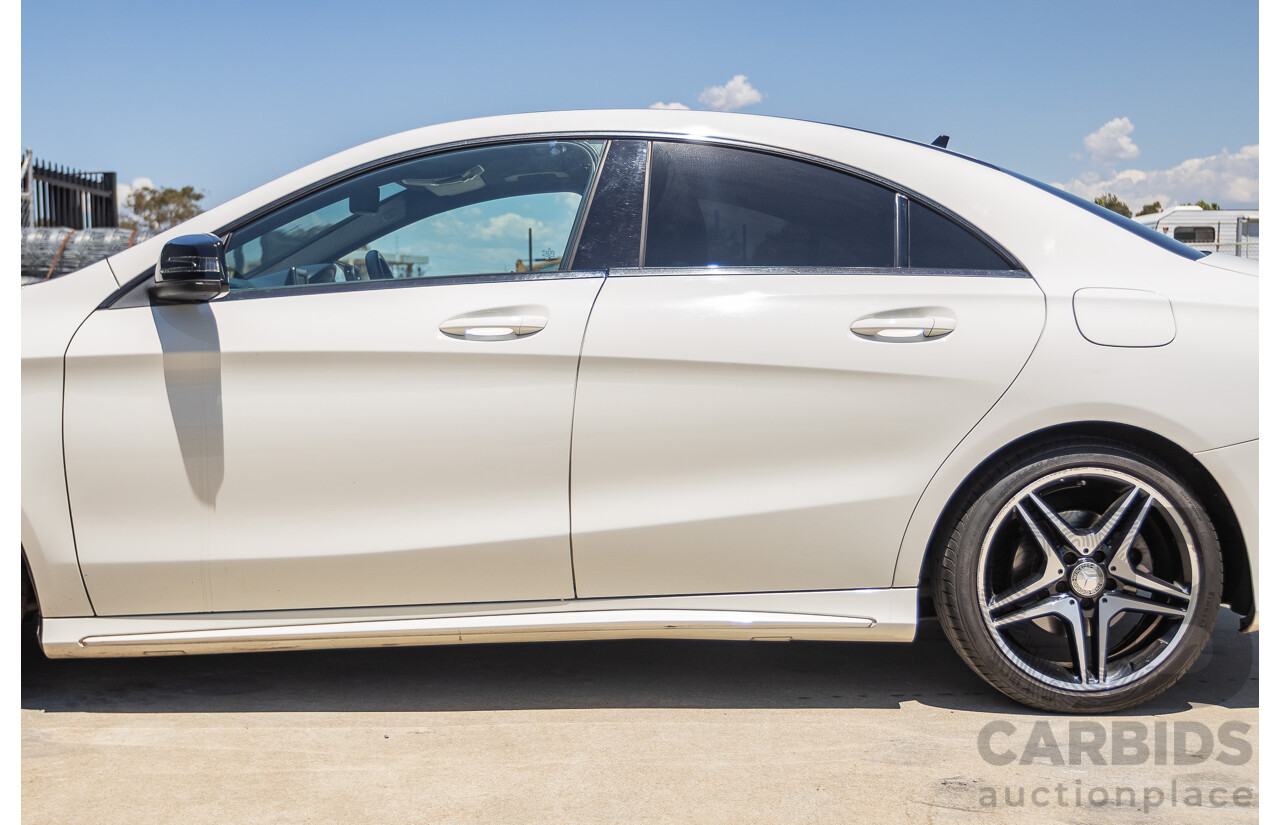 10/2014 Mercedes-Benz CLA200 117 4D Coupe Calcite White Turbo 1.6L