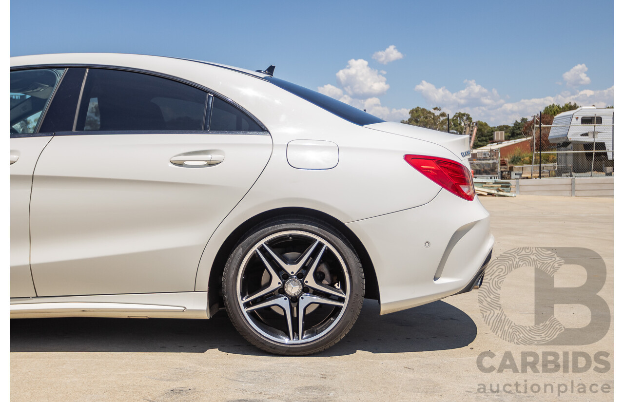 10/2014 Mercedes-Benz CLA200 117 4D Coupe Calcite White Turbo 1.6L