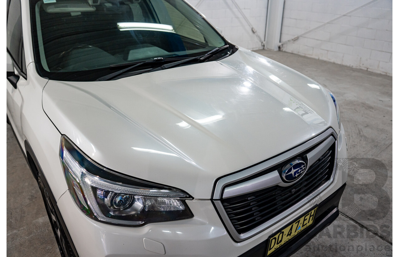 04/2019 Subaru Forester 2.5i-L (AWD) MY19 4d Wagon Crystal White Pearl 2.5L