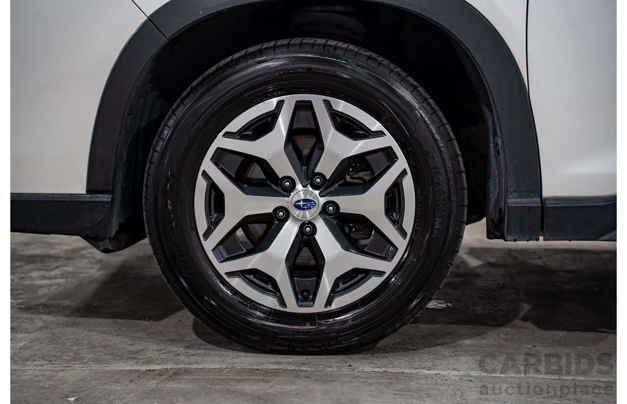 04/2019 Subaru Forester 2.5i-L (AWD) MY19 4d Wagon Crystal White Pearl 2.5L