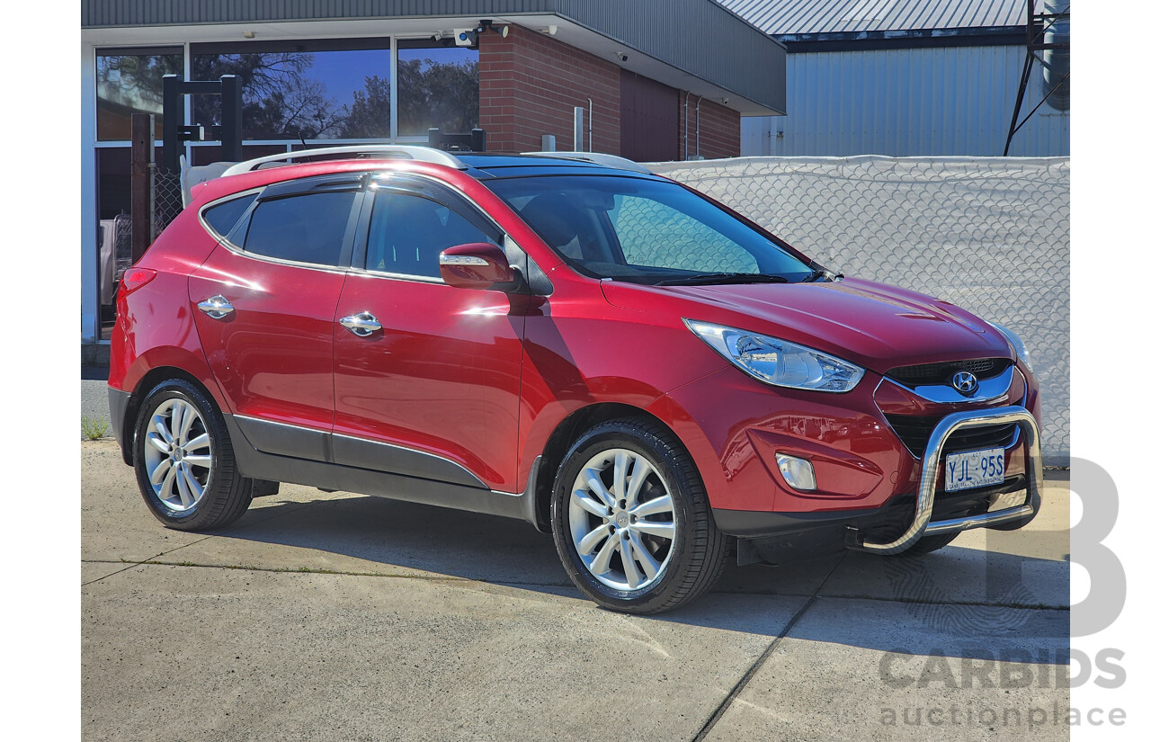 1/2013 Hyundai Ix35 Highlander (awd) LM MY11 4d Wagon Red 2.0L