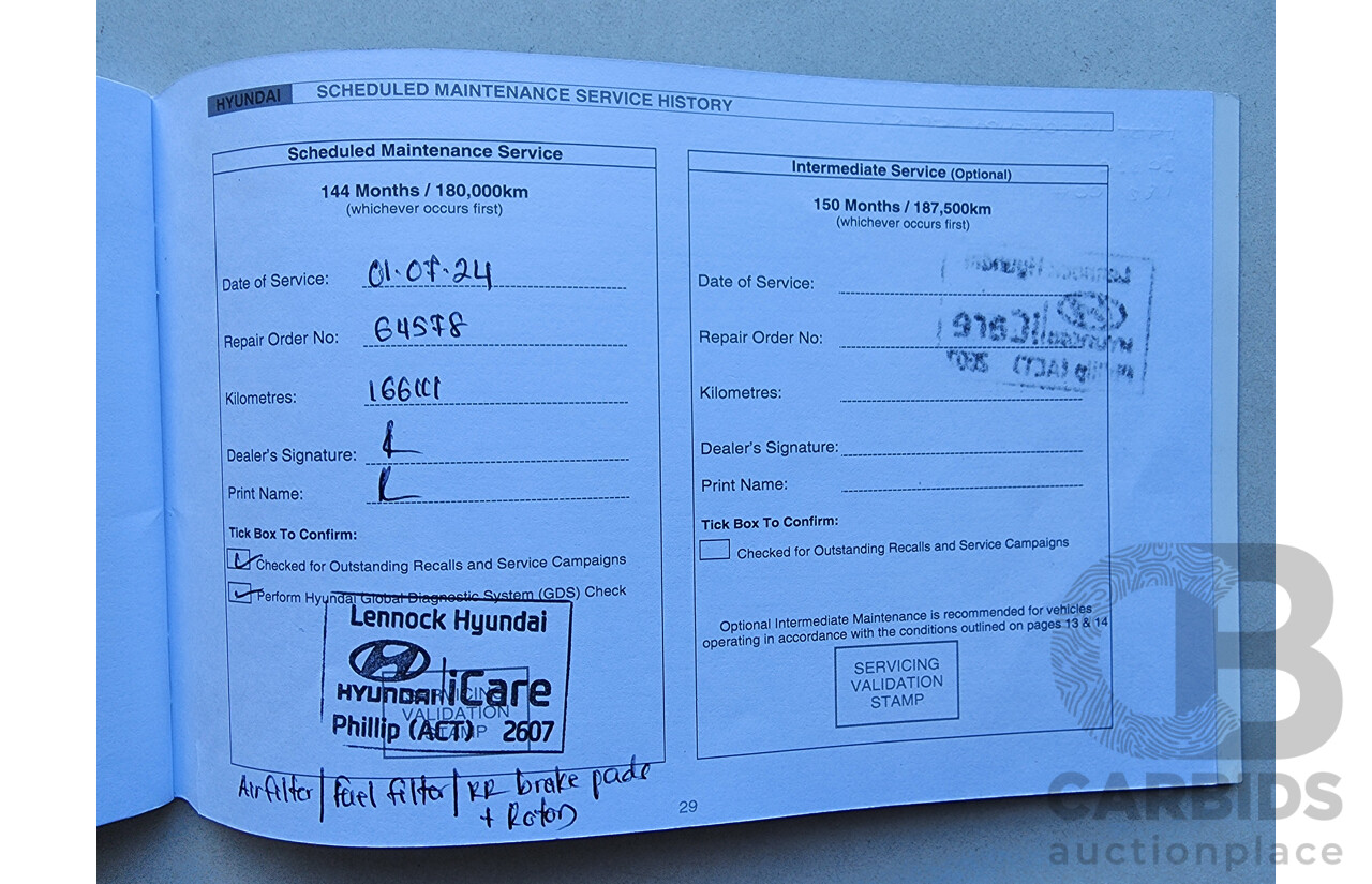 1/2013 Hyundai Ix35 Highlander (awd) LM MY11 4d Wagon Red 2.0L