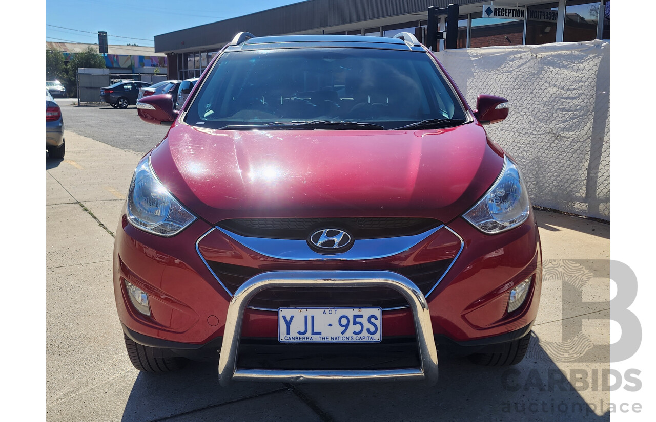1/2013 Hyundai Ix35 Highlander (awd) LM MY11 4d Wagon Red 2.0L
