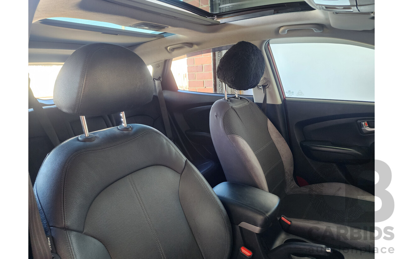 1/2013 Hyundai Ix35 Highlander (awd) LM MY11 4d Wagon Red 2.0L