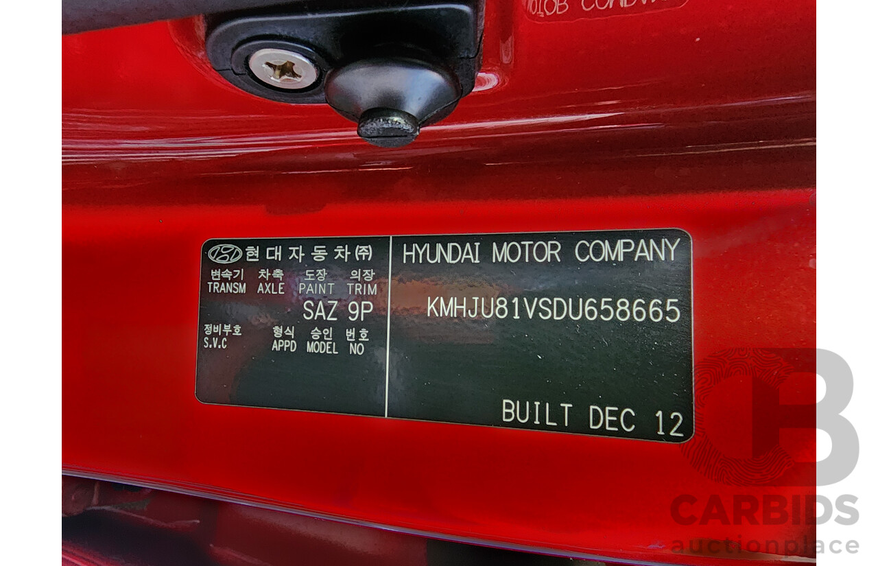 1/2013 Hyundai Ix35 Highlander (awd) LM MY11 4d Wagon Red 2.0L