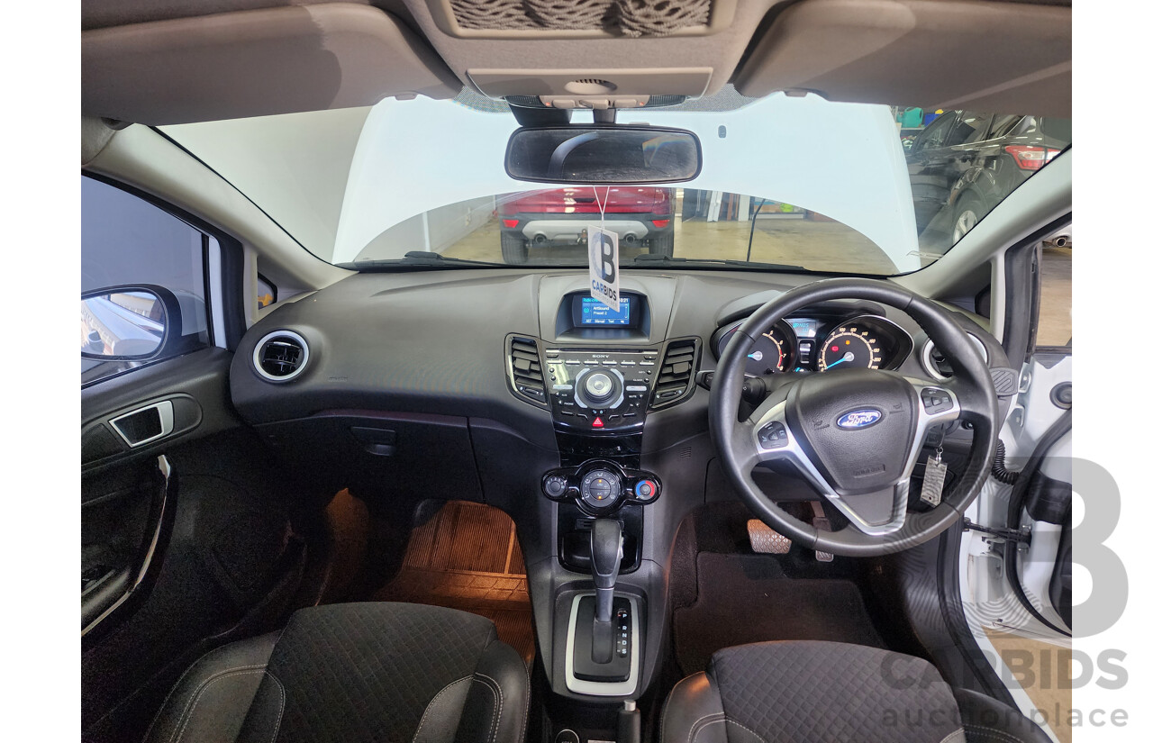 4/2016 Ford Fiesta Sport WZ 5d Hatchback White 1.0L