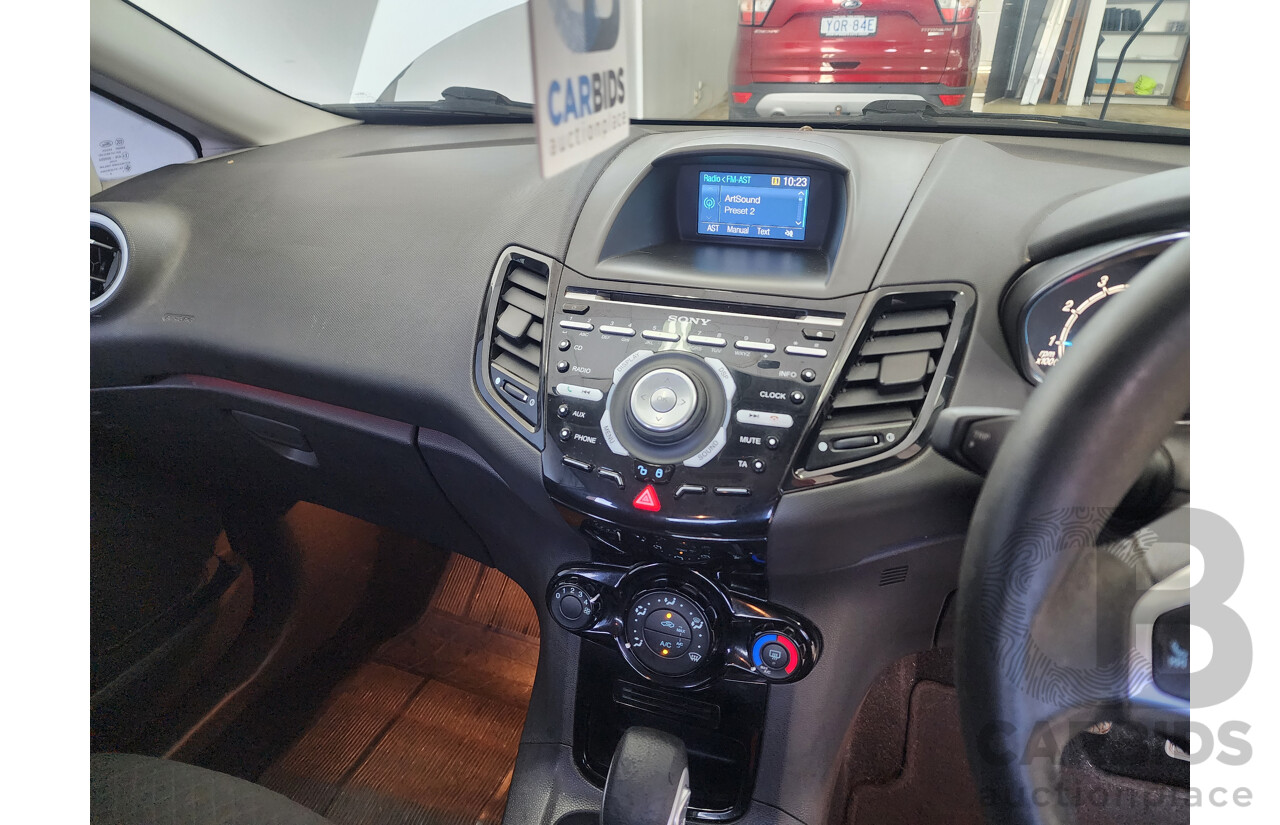 4/2016 Ford Fiesta Sport WZ 5d Hatchback White 1.0L