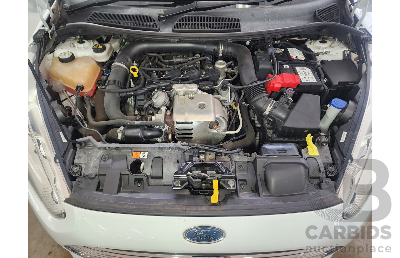 4/2016 Ford Fiesta Sport WZ 5d Hatchback White 1.0L