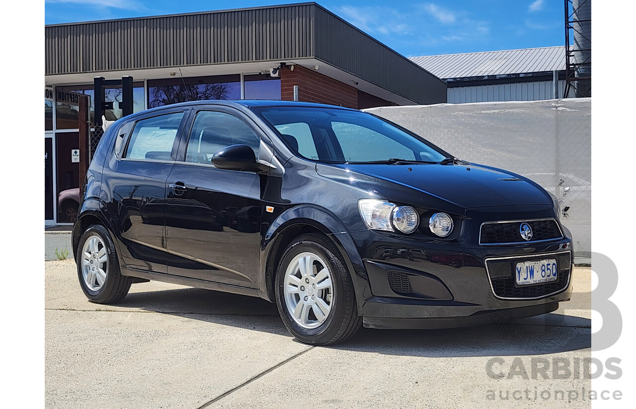 6/2013 Holden Barina CD TM MY13 5d Hatchback Black 1.6L