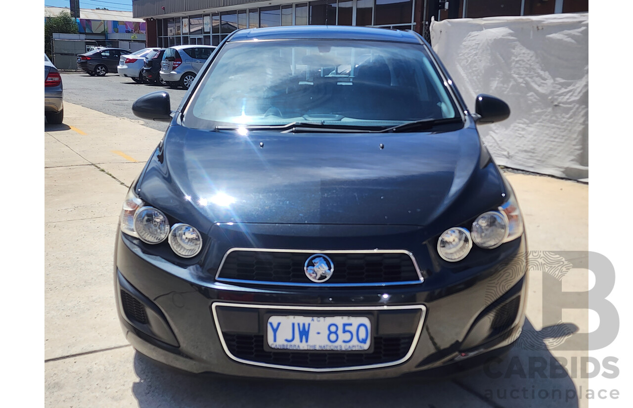 6/2013 Holden Barina CD TM MY13 5d Hatchback Black 1.6L
