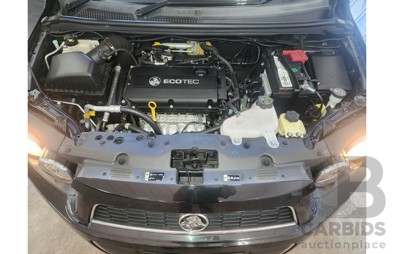 6/2013 Holden Barina CD TM MY13 5d Hatchback Black 1.6L