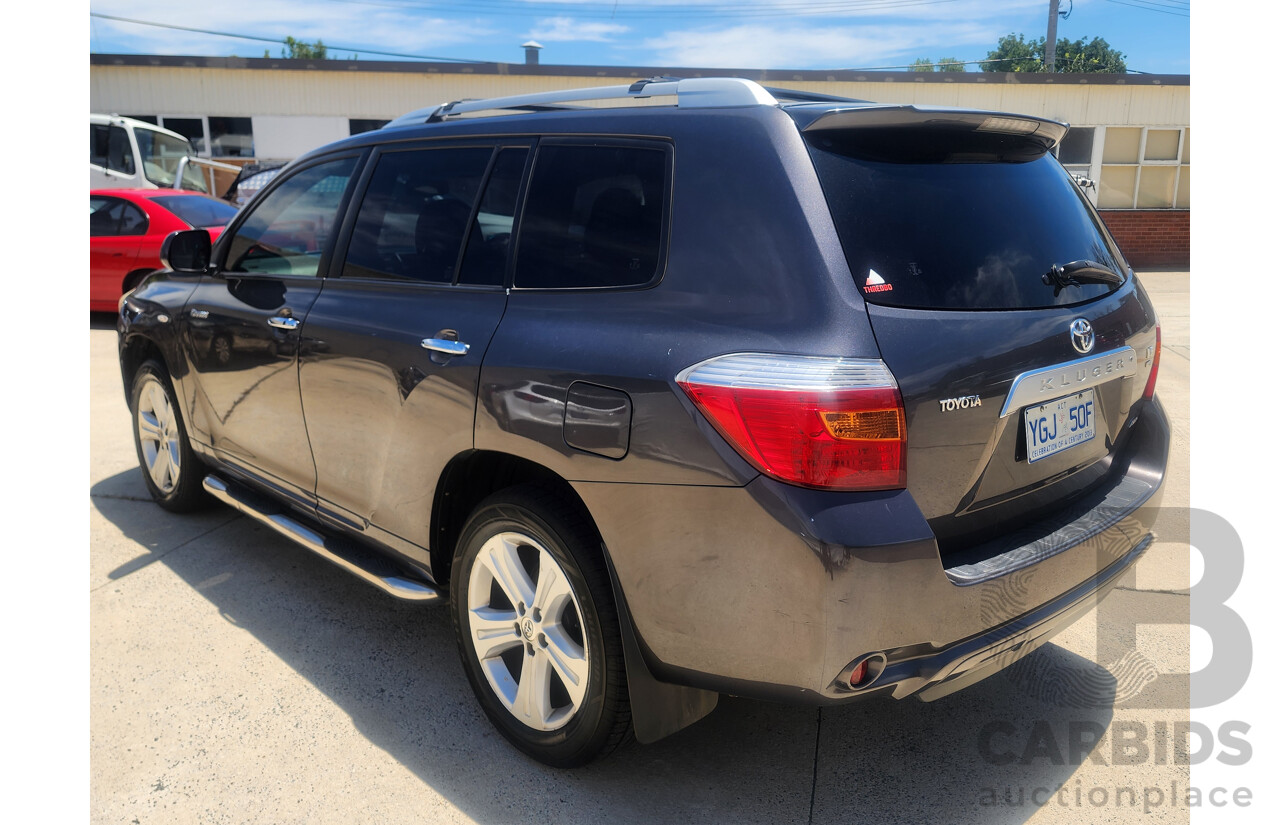 12/2008 Toyota Kluger Grande (4x4) GSU45R 4d Wagon Grey 3.5L