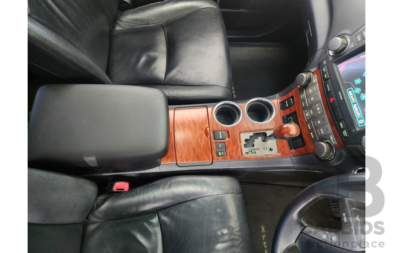 12/2008 Toyota Kluger Grande (4x4) GSU45R 4d Wagon Grey 3.5L