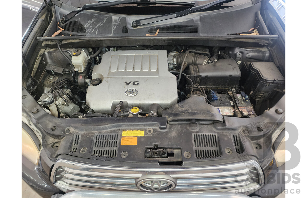 12/2008 Toyota Kluger Grande (4x4) GSU45R 4d Wagon Grey 3.5L